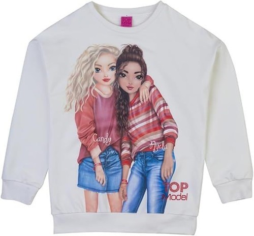 Topmodel sweatshirt mit - sweatshirt,