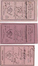 T u T, 3 POSTSCHEINE v LINGEN m versch Einzeilern 1838,1842,1861 n AMSTERDAM (2)