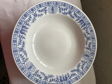 (N)Ostalgie 6x Porzellan-Teller Sinfonie? Kahla Kobalt Unterglasur Suppenteller