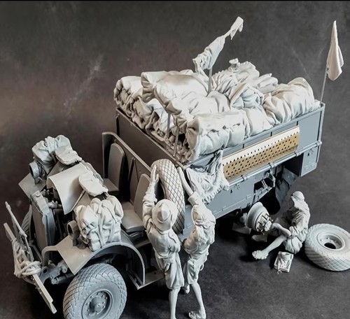 Ein scale resin kit - resin, mit