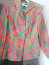 Elegance Paris Prestige Blazer, Gr.38, grün-orange