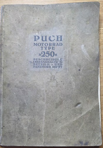 Betriebsanleitung puch - betriebsanleitung,