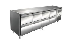 Gastro Edelstahl Kühltisch