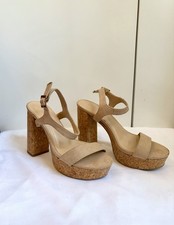 Plateau-Sandalette In Beige