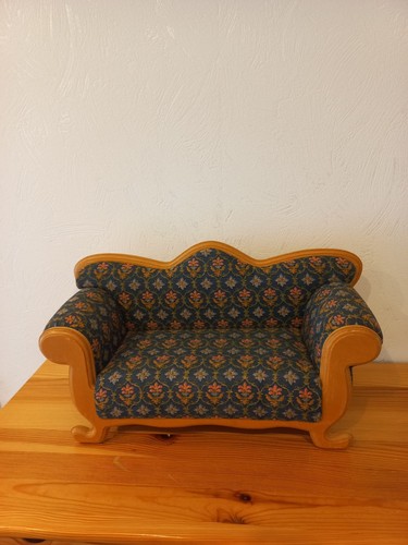 Puppensofa holz 49cm lang - puppensofa,