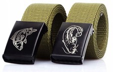 2x Gürtel Herren 4cm Karpfen