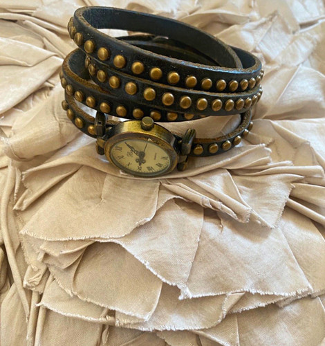 Damen wickelarmbanduhr leder - damen,