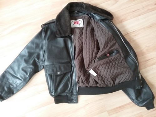 Lederjacke schwarz braunes - lederjacke, ,
