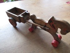 Pferdegespann Holz  der Firma