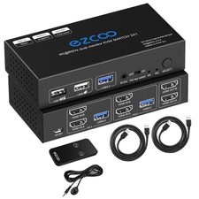 HDMI KVM Switch Dual Monitor