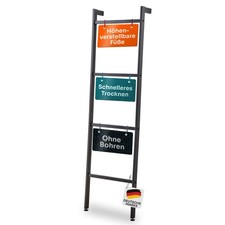 Handtuchhalter Badleiter Wäscheständer Deluxe Handtuchleiter stehend ohne Bohren