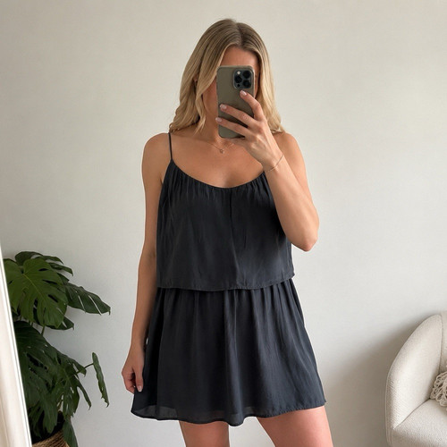Esprit trägerkleid schwarz - esprit,
