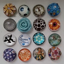 Button Druckknopf Wechselsystem passend für Armband Kette kompatibel mit Andre S