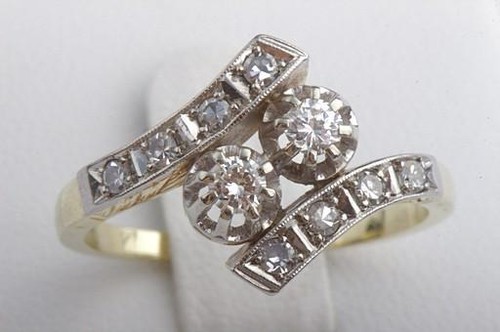 Antiker brillant diamant - antiker, ring