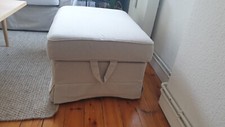 IKEA EKTORP Hocker INKLUSIVE Bezug Lofallet Beige Sehr gut erhalten