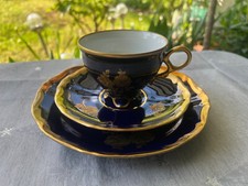 Sammeltasse ; Sammelgedeck; Lichte ; Echt Kobalt; Goldrand