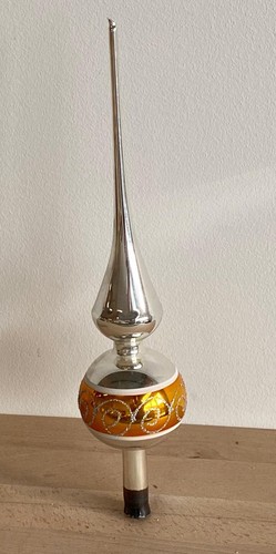 Alte christbaumspitze silber - alte,