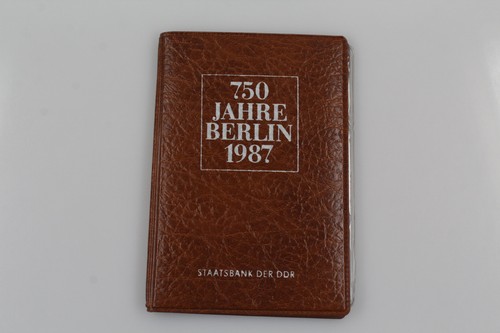 Ddr münzmappe 750 jahre - münzmappe,