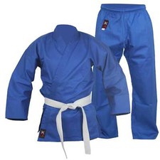 Karateanzug blau aus