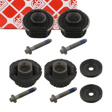 4x febi Achskörper Lagersatz für MERCEDES W168 Hinterachse vorne + hinten