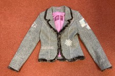 ANNO DOMINI Designer Blazer Tracht edel wie NEU xs - jeck- Nerzrand, NP 750 EU