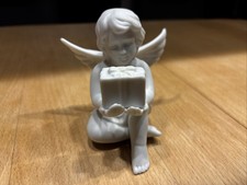 Rosenthal Porzellanfigur Engel mit Geschenk 10cm hoch