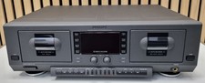 Philips FC 931 Double Auto Reverse Deck - Schwarz - Doppel Kassettendeck