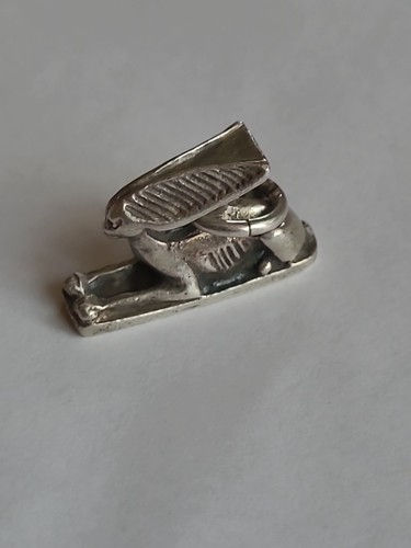Massiver silber anhänger - silber,