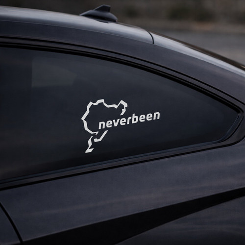 Neverbeen nürburgring sticker - neverbeen,