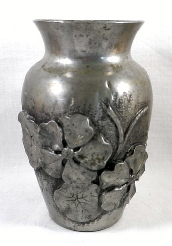 Jugendstil zinnvase mit - jugendstil-zinnvase,