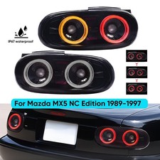 2pcs Rückleuchten Schwarz L+R