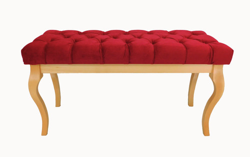 Polsterhocker buche natur - polsterhocker,