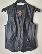 Harley Davidson Damen Lederweste neu Gr. S W