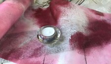 Tischband ❤️ 25cm 3,5 meter REST rosa marmoriert Vliesband Taufe Hochzeit Schule