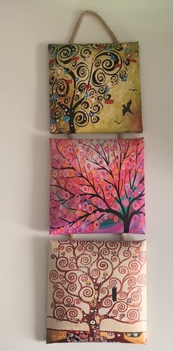 Leinwand bild baum bunt - baum,