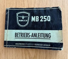 Adler MB 250 Motorrad original