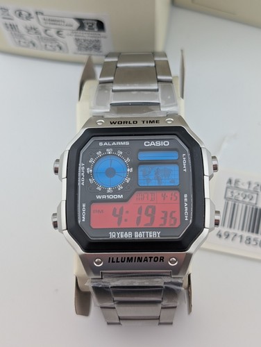 Casio world time watch pepsi - world,
