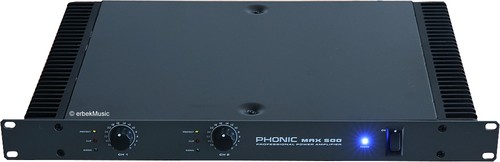 Phonic max 500 stereo endstufe - 500,