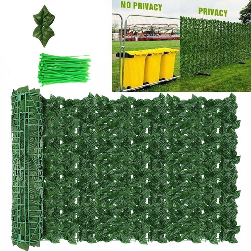 Künstliche efeu hecke - 3m,