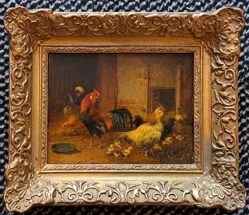 ölgemälde julius scheurer - ,