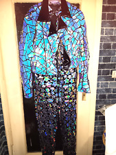 Herrenoverall glänzend Bühnenkostüm größe XL  ca  50/52  aber auch  für  Gr. L