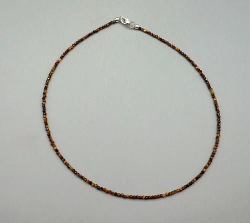 Kette halskette tigerauge fac - tigerauge,