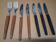 DDR Besteck mit schwarzem und