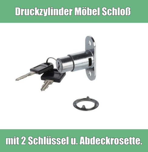 Möbelschloss druckzylinder - möbelschloss,