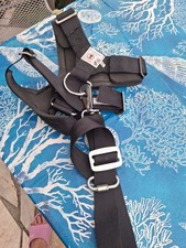 Kleinmetall-Hunde Sicherheitsgeschirr-Größe M -verstellbar-Mit AutoGurthalterung