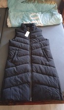 Schwarze  Steppweste mit