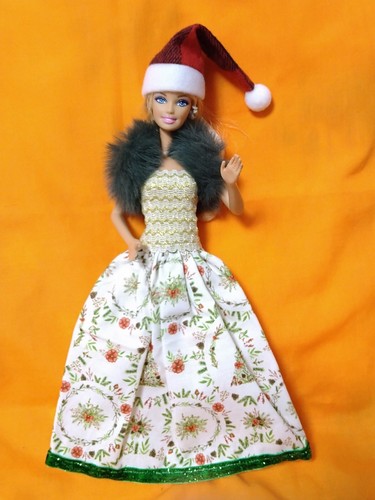Barbie weihnachtskleid glitzer - barbie,