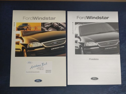 Ford windstar prospekt - ford,