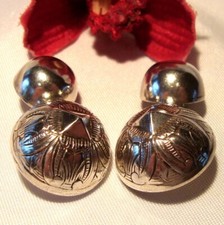 Jacob Agner, München Manschettenknöpfe 835 Silber old silver Cufflinks / ea 075