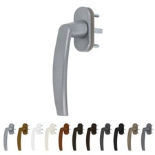 Premium Aluminium Fenstergriff Kunststoffsockel